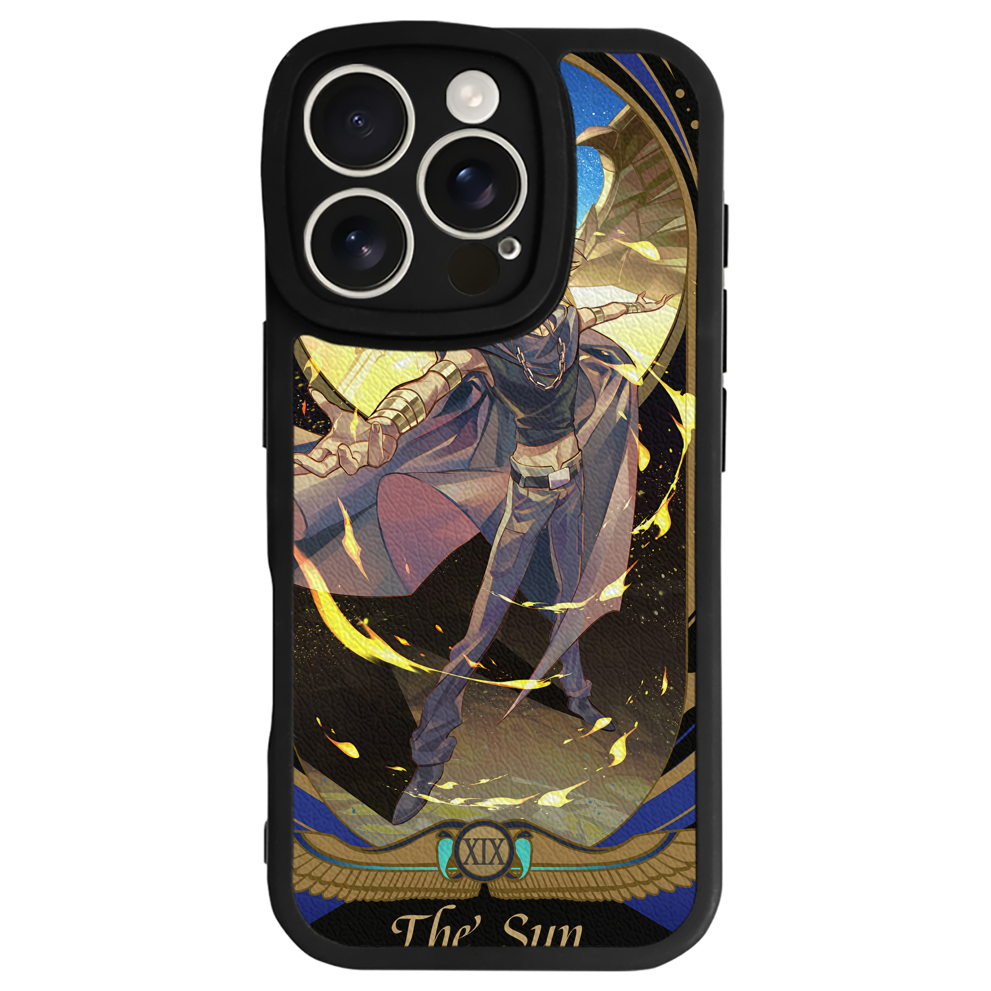 （画像用） 遊☆戯☆王 Yu-Gi-Oh! 【iPhone 16シリーズ対応】シリコンスマホケース（レザー調） 材質：シリコン